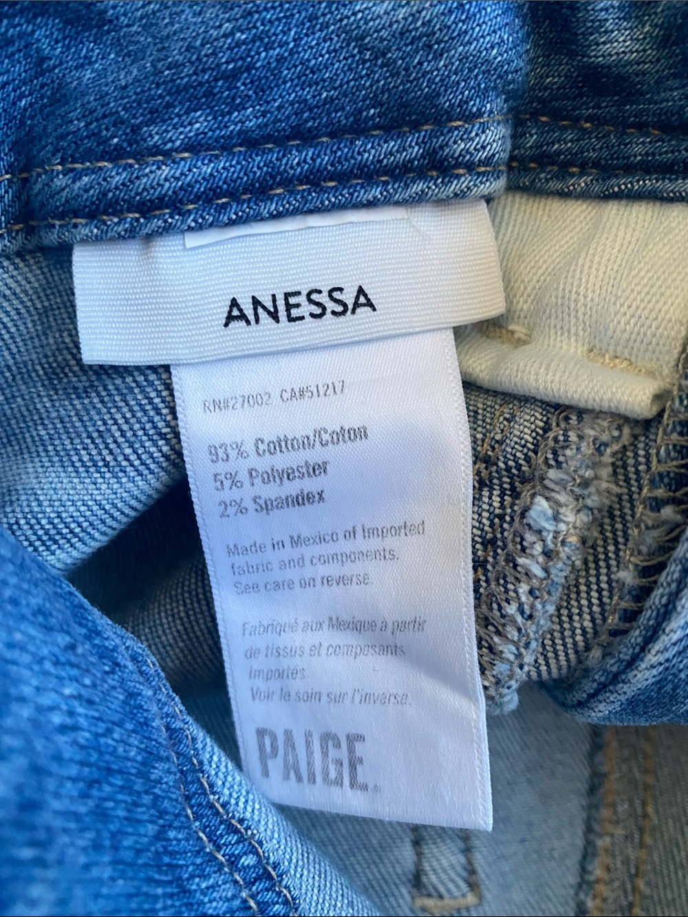 PAIGE Light Blue High-Rise Wide Leg Jeans - Picture 9 of 13